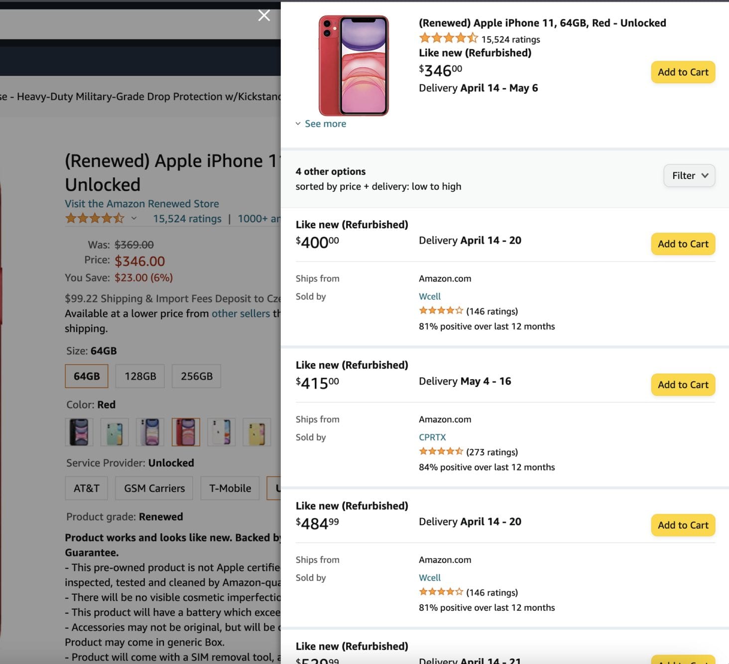 Amazon product offers